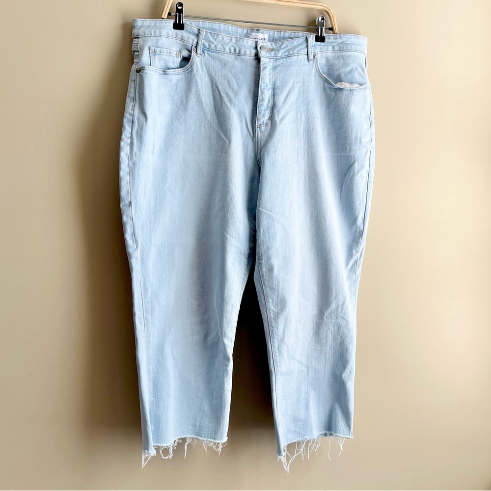 LOFT The Girlfriend Lightwash Jeans
